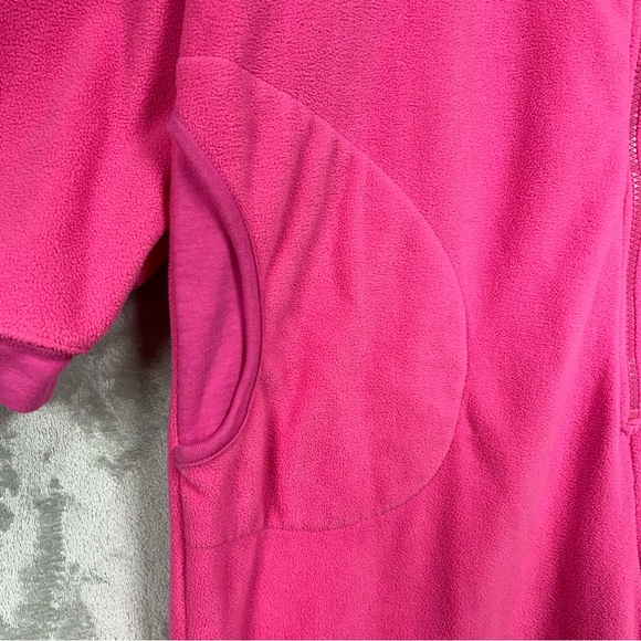 Nick & Nora One Piece Pajama Jumpsuit Terrier Dog Patch Feet Sz XXL Pink - Picture 4 of 9